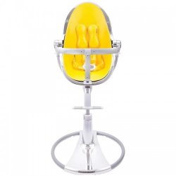 Yellow - Стульчик для кормления Bloom  Fresco Chrome SILVER